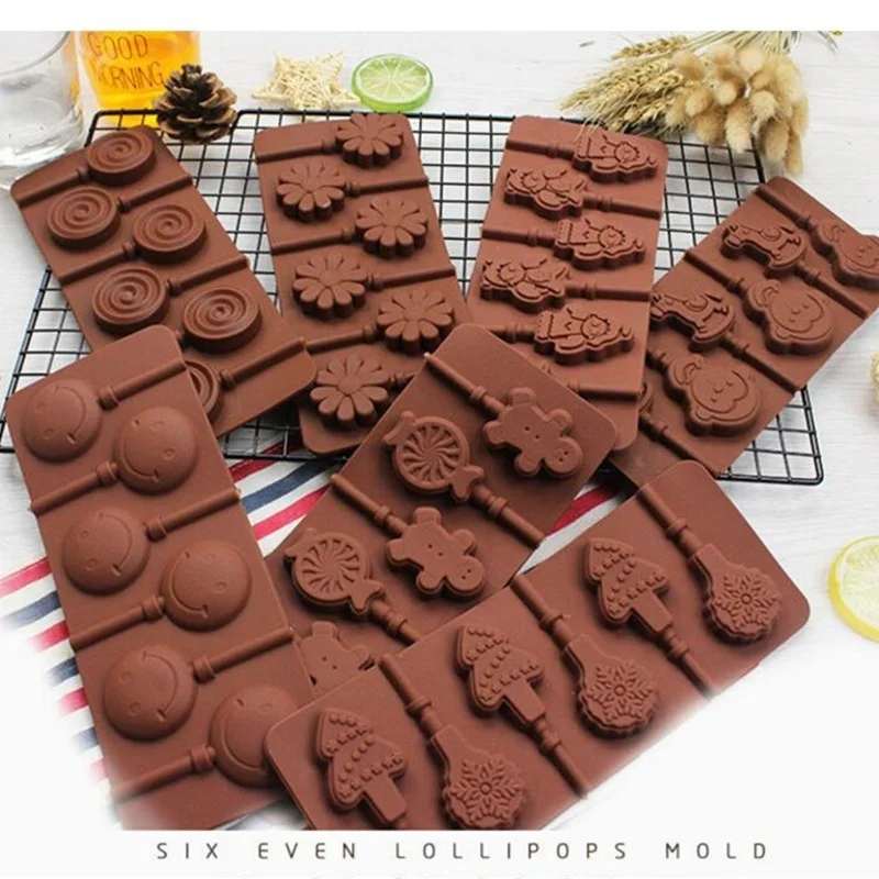 Christmas Silicone Chocolate Mold 3D Shapes Baking Candy Molds Non-stick  Pure Silicone Mold For Chocolate, Fat Bombs, Cake Decor