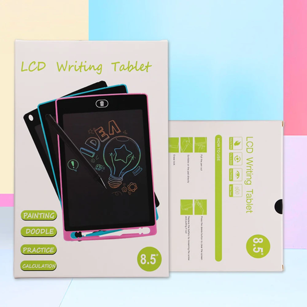 LCD 그리기 태블릿 4.4/6.5/8.5 필기 패드 휴대용 전자 그림 보드 디지털 드로잉 교육 장난감 어린이 선물