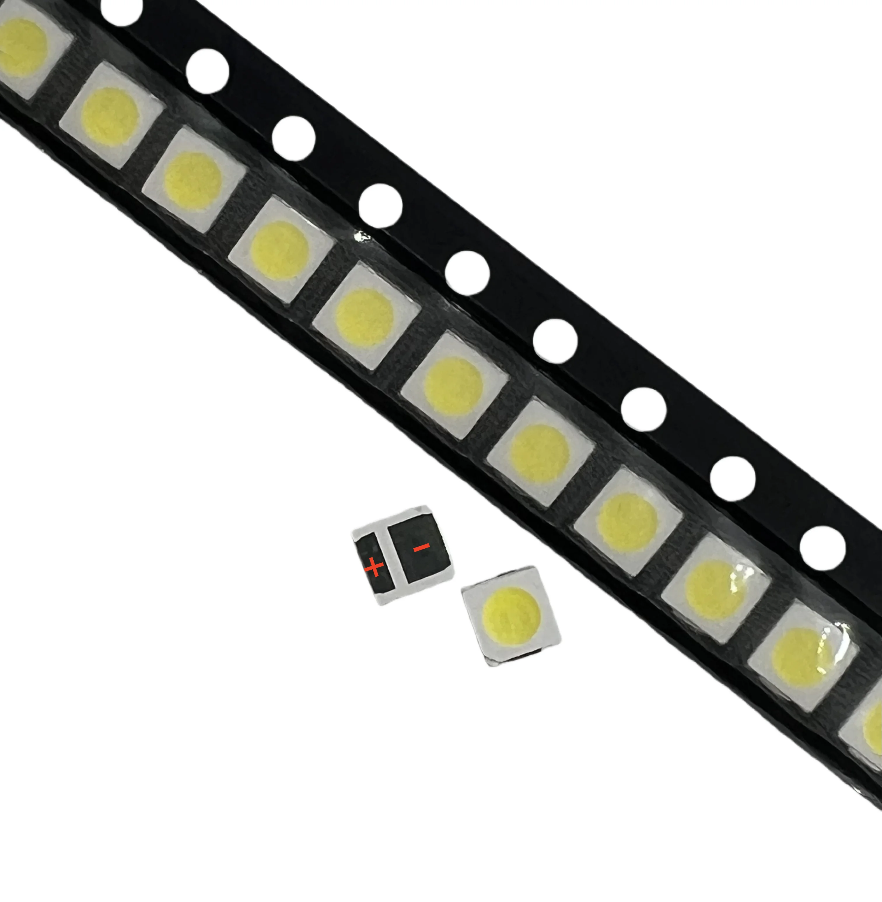 ตัวเลือกสินค้า 100 ชิ้น LED 3030 ชิปคู่ 1W-2W สีขาว สำหรับจอภาพ