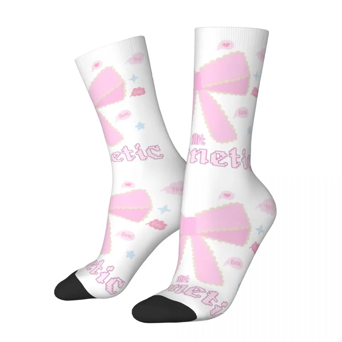 

Носки с магнитным логотипом KPOP Band для мужчин и женщин, повседневные чулки в стиле Харадзюку, весна-лето, Осень-зима, чулки средней длины, подарок