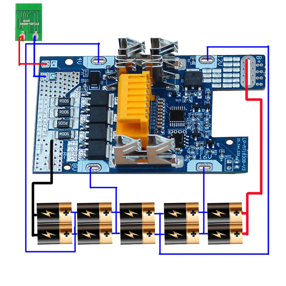 Makita BL1830 BL1840 BL1850 BL1860 18V 리튬 이온 배터리 BMS PCB 충전 보호 회로 기판 플레이트 교체