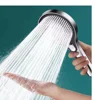 New High Pressure Big 130mm Shower Head Black 3 Modes Water Saving Spray Nozzle Massage Rainfall Shower Bathroom Accessories 1