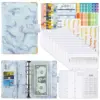A6 Money Budget Planner Binder With Zipper Envelopes, Cash Envelopes For Budgeting, Money Organizer For A6 Cash Budget Binder 2