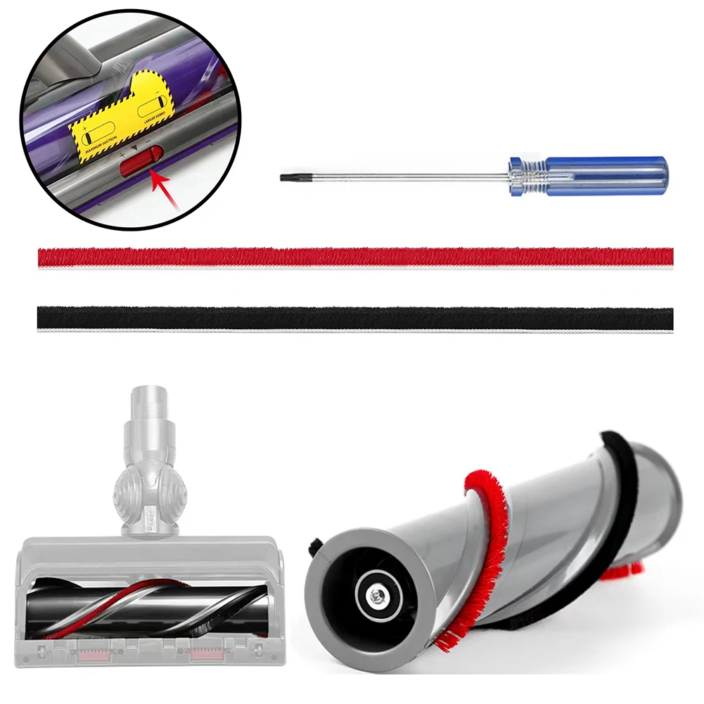 

2 шт., мягкие плюшевые полоски для пылесоса Dyson V1V15