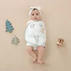 Baby Swaddle Blanket 0-6 Months Strap Protect Belly Baby Sleeping Blanket Wrap for New Born Thin-style for All Season 3