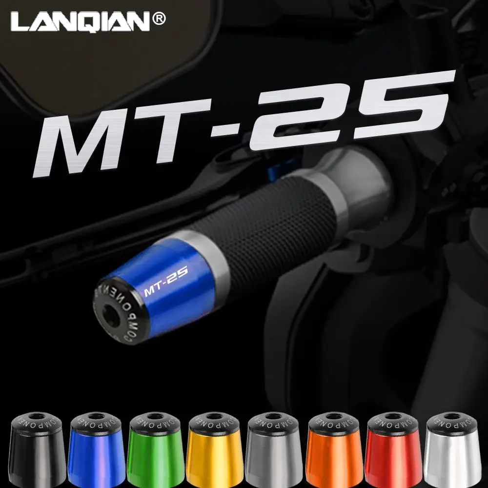 

Motorcycle Handlebar Caps Handle Bar Grips Ends Plug For YAMAHA MT25 MT-25 MT 25 2005 2006 2015 2016 2017 2018 2019 2020 2021