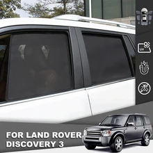 

For Land Rover Discovery 3 2004-2009 Magnet Car Sunshade Front Windshield Mesh Frame Curtain Rear Side Window Sun Shade