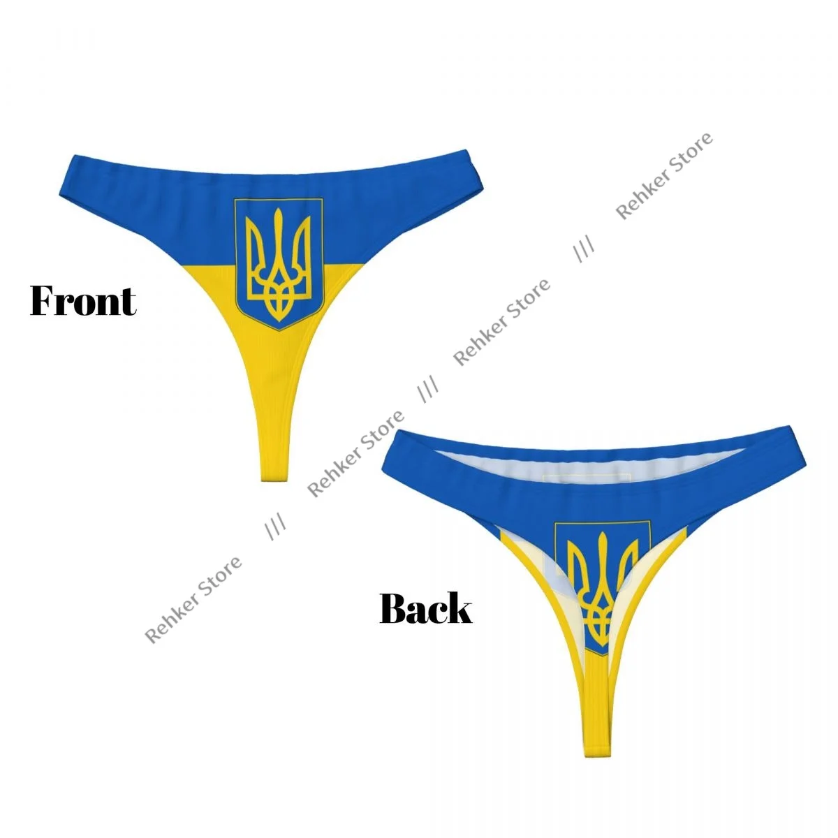 Women's Panties Flag Of Ukraine Underwear Sexy Thongs Lingerie G-Strings
