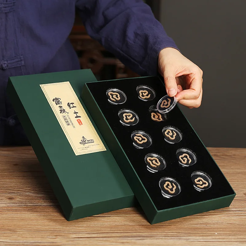 40 Dischi Piccolo Xiangyun Antiaderente Polvere Padella Incenso Confezione Regalo Aloes Di Legno Di Sandalo Fai Da Te Casa Indoor Incenso Ann God Aiut