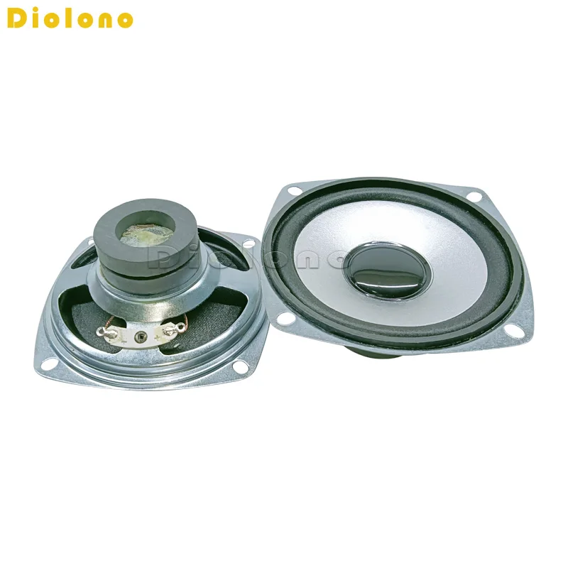 4 Ohm 3W Loudspeaker 78MM 3 Inch Square Speaker 32MM Double External Dual Magnetic Black Bright Cap Foam Edge