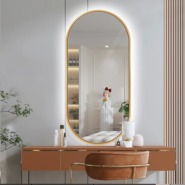 Miroir de douche complet, éclairage de salle de bain, maquillage