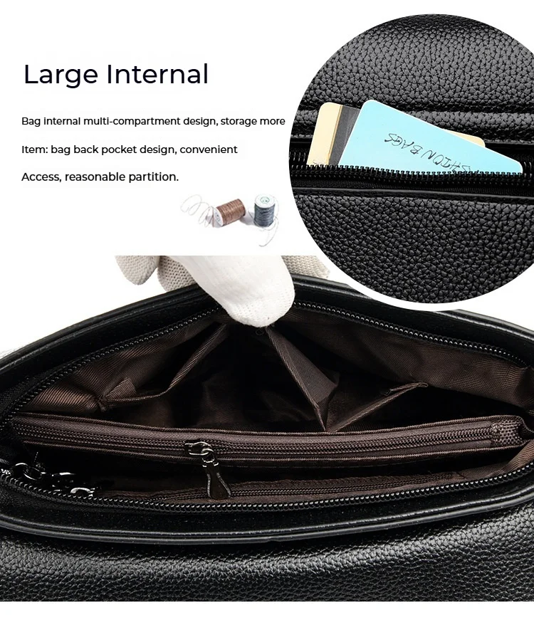 Elegante schoudertas voor dames grote capaciteit messenger bag_voghion.com