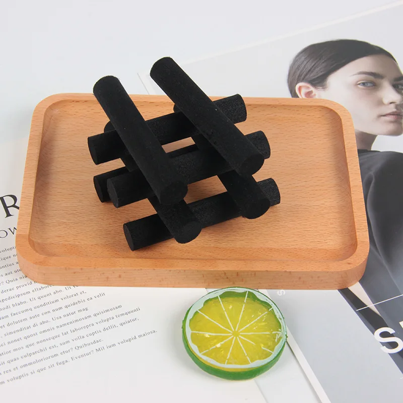 15CMX15MM Home Fragrance Black Thicken Fiber Rattan Sticks Essential oil Diffuser Sticks Home Decor DIY Reed Diffuser Sticks