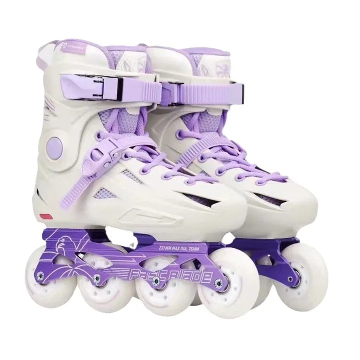 전문 롤러 스케이트 성인 신발 Patines 4 바퀴 슬라롬 속도 무료 인라인 스케이트 레이싱 스니커즈 초보자