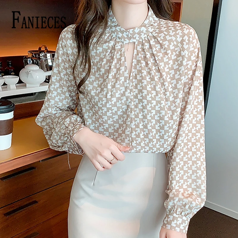 

Женские летние блузки с принтом в клетку, рубашки с длинным рукавом, повседневные топы