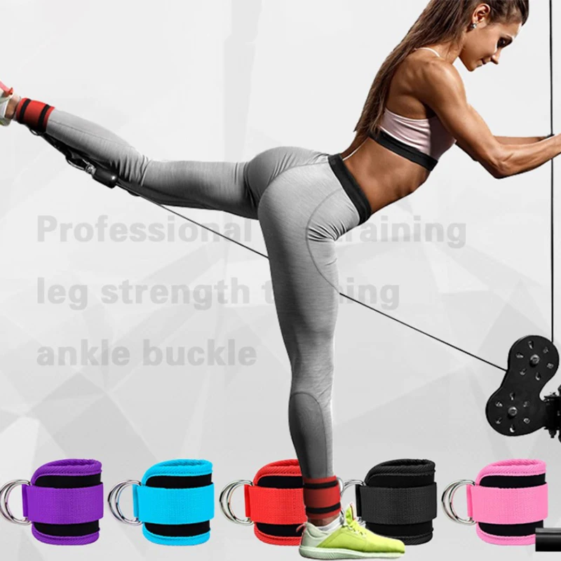 

1PC Ankle Strap For Cable Machines - Padded Gym Cuff For Kickbacks Glute Workouts Leg Extensions Curls Booty Abductors Exercise