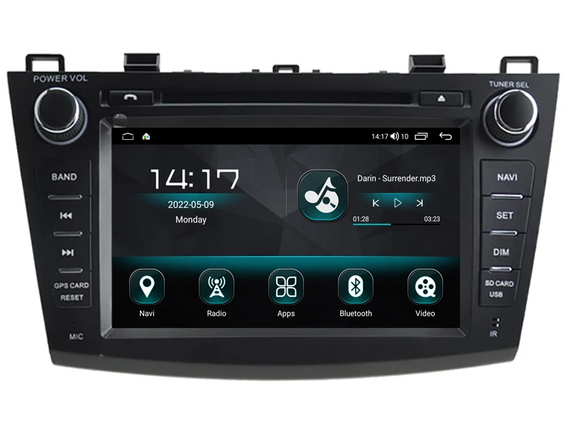 Android 12 Car Radio Multimedia & OEM Style for r Mazda3 BL 2009 2010 2012 2013 AMP Wireless Carplay Auto 4G Wifi GPS DSP No DVD