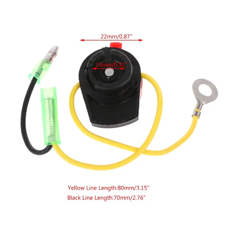 Engine Power Stop On Off Switch Control for Honda GX110 GX120 GX160 GX200 GX240 6