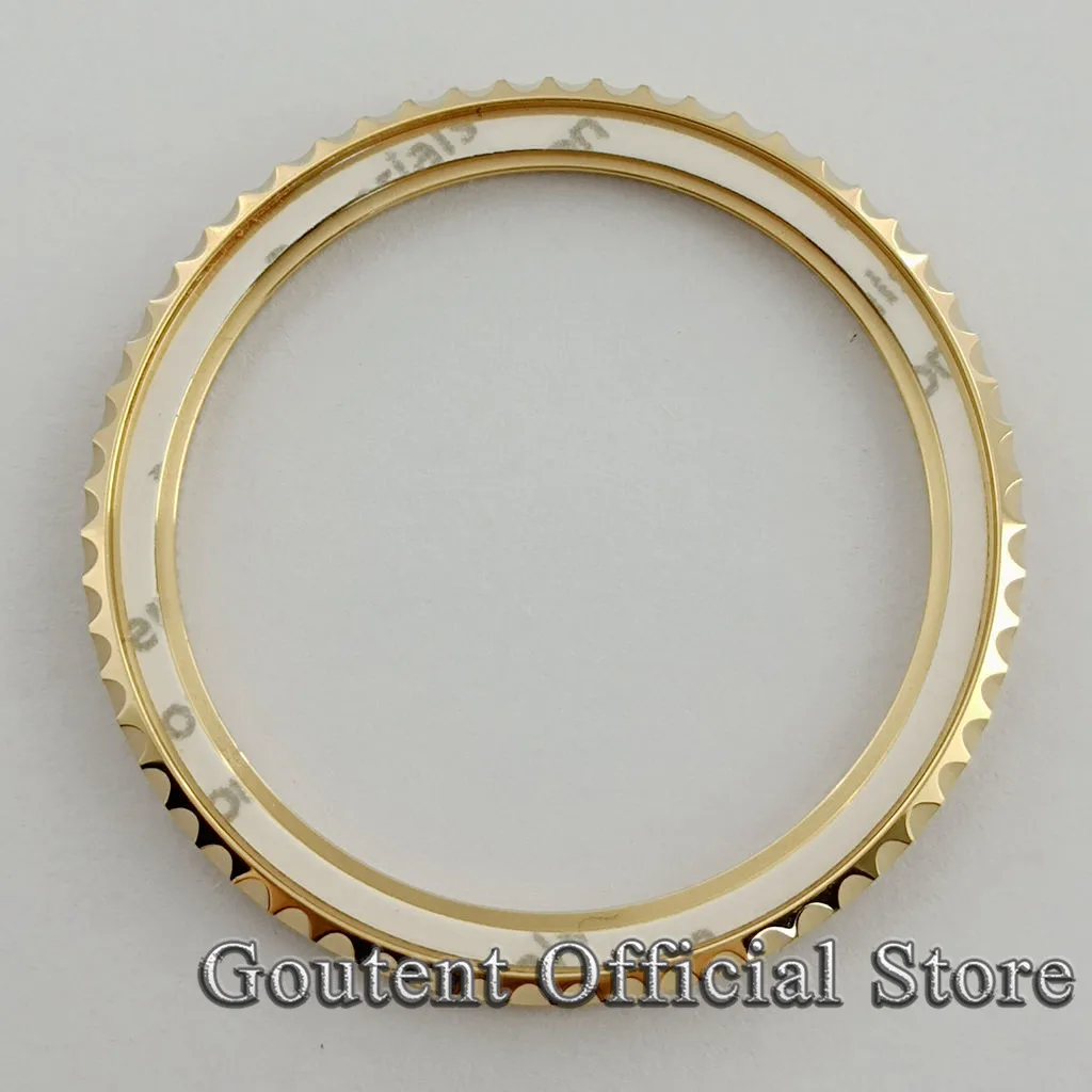 Goutent 40.8 مم * 32.9 مم إطار ساعة فضي/أسود/ذهبي...