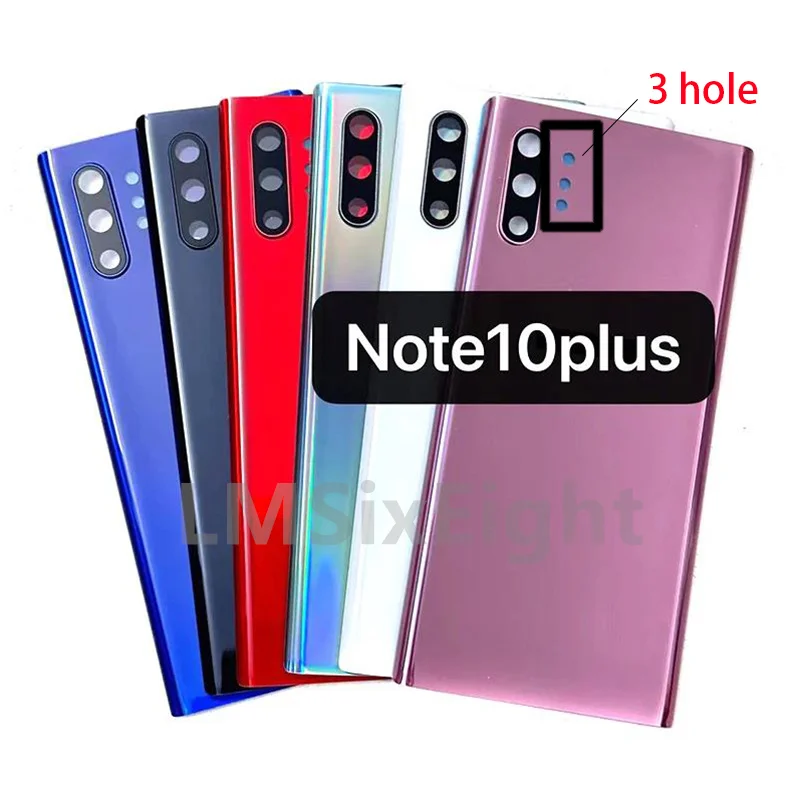Samsung Galaxy Note10 Back Battery Cover Rear Door Housing Case Glass Panel Camera Lens Parts