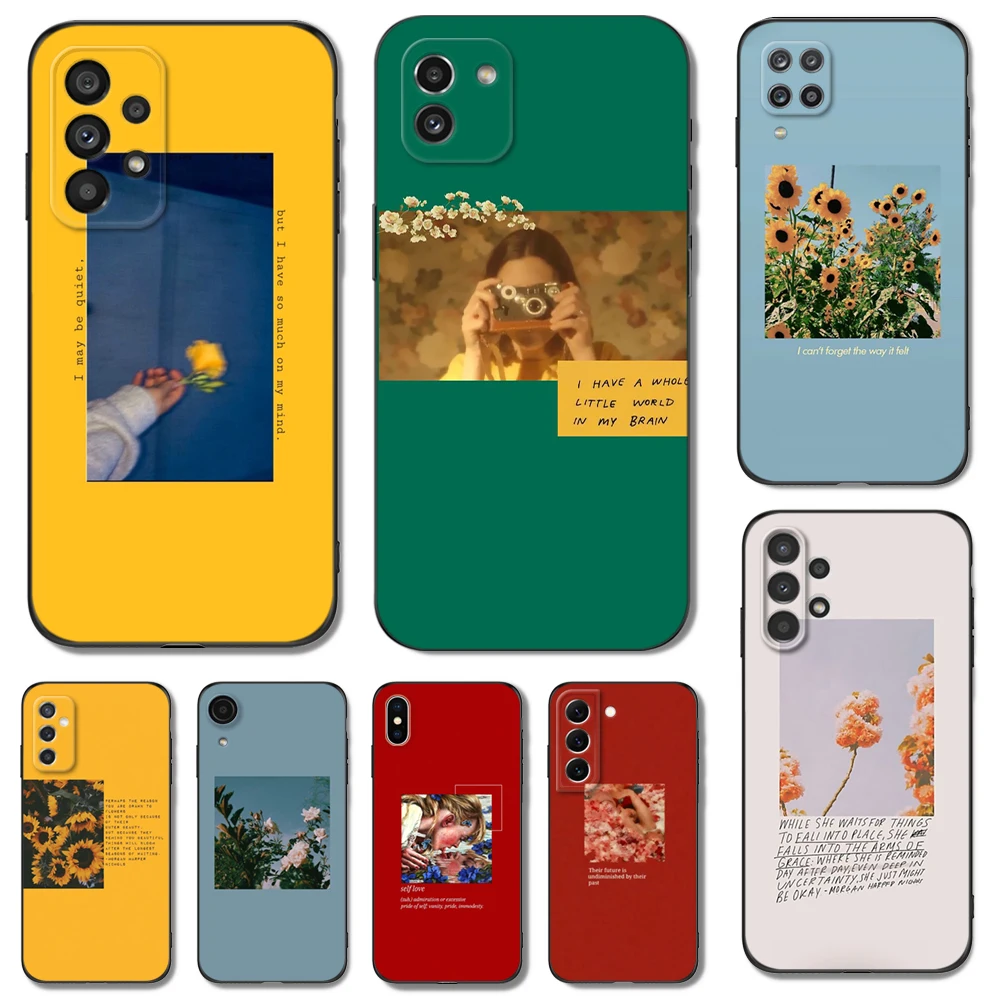 Custodia In Tpu Nero Per Samsung Galaxy S23 S22 S20 S21 Fe Plus Ultra + S10 E Lite Cover Immagini Divertenti Testo Foto Personalizzata