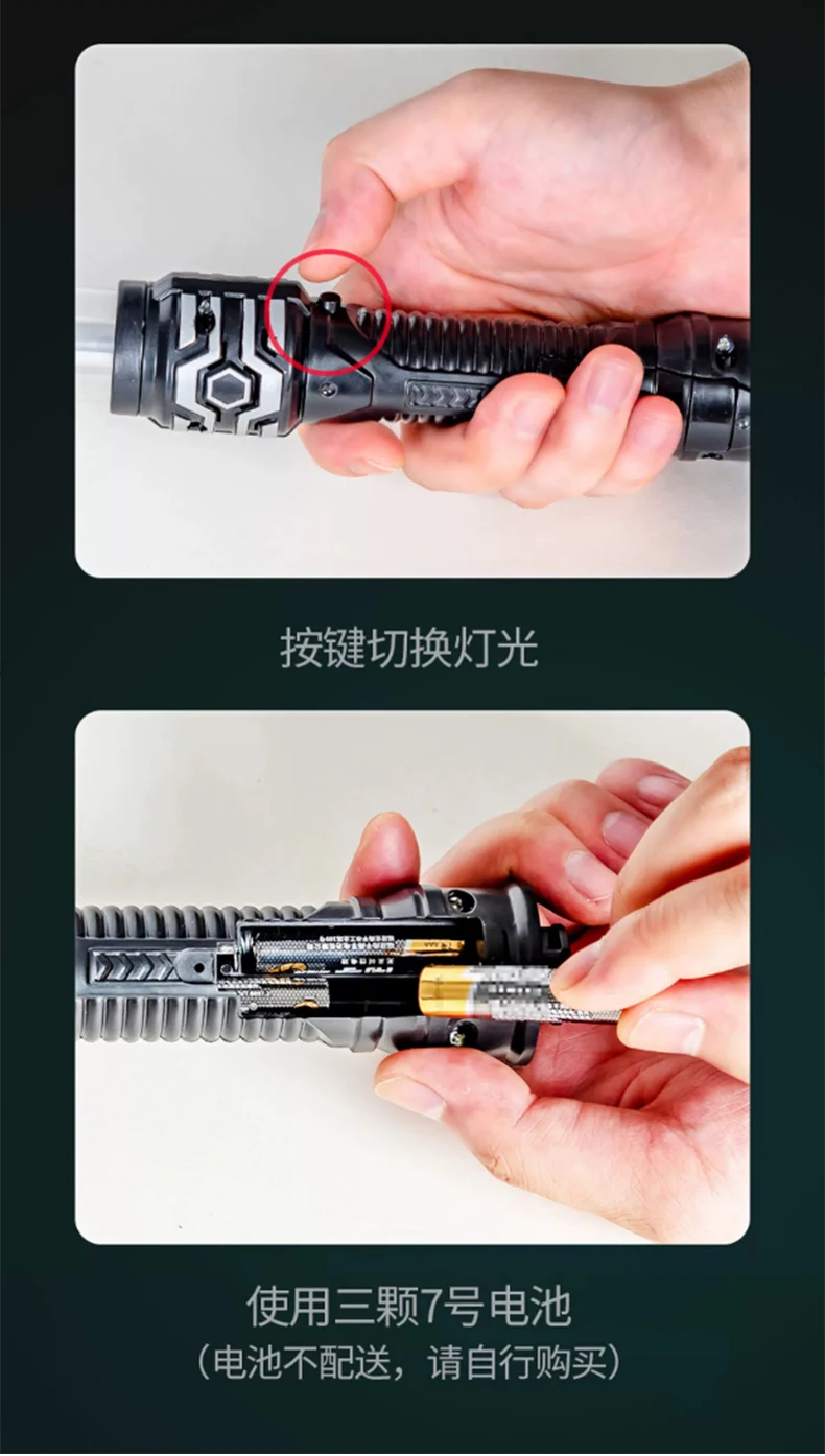 Cool Lightsaber Violent Bear Floor Ornaments Light Luxury Living Room TV Cabinet Decoration Home Ornaments Sculpture