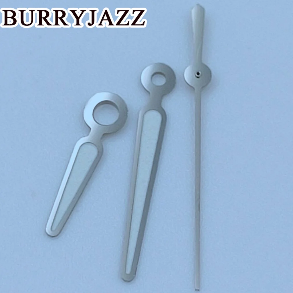 BURRYJAZZ NH35 NH36 NH38 7S26 7S36 4R35 4R36 Uhrzeiger Schwarz Silber Gold Roségold Zeiger Grün Leuchtend – Detail 6