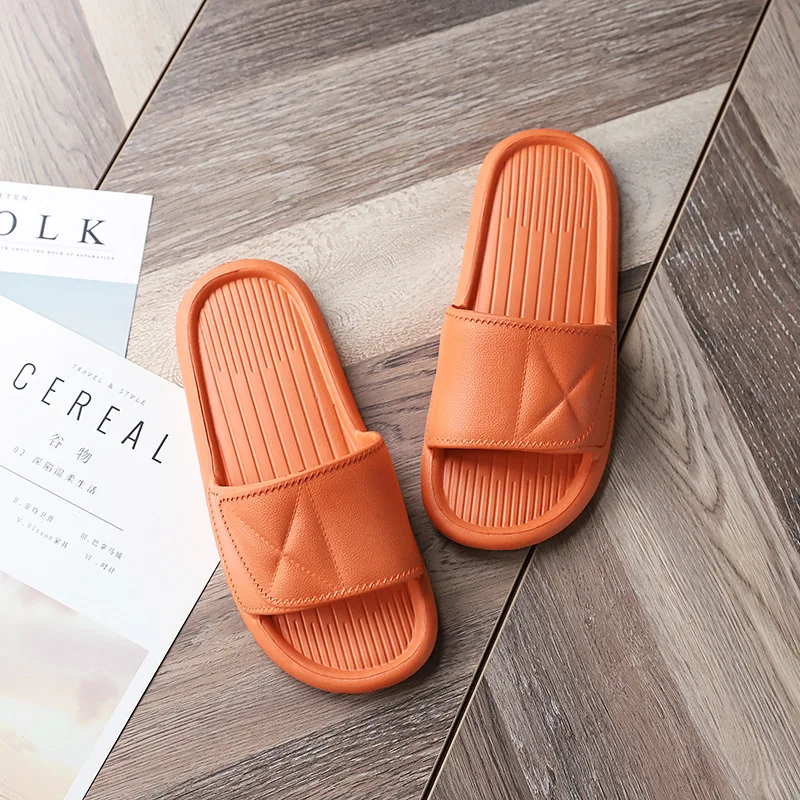 

2023 New Bathroom Slippers Summer Indoor Couples Home Use Sandals Women's Lightweight EVA Home Slippers Men's Summer