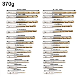 Premium Hexagonal Titanium Twist Drill Set - 13 Piece, 1.5 - 6.5mm (26pc twist drill)