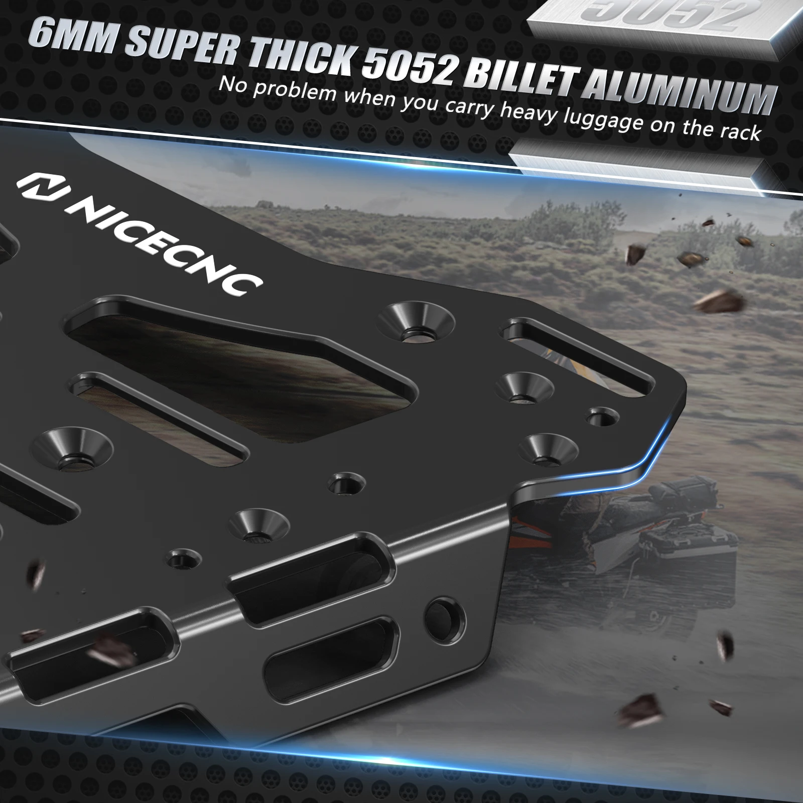Für KTM 790 890 Adventure 2019-2024 Motorrad-Gepäckträger-Kit für KTM 890 Adventure 790 Adventure 2024 2023 2022 2021 – Detail 3