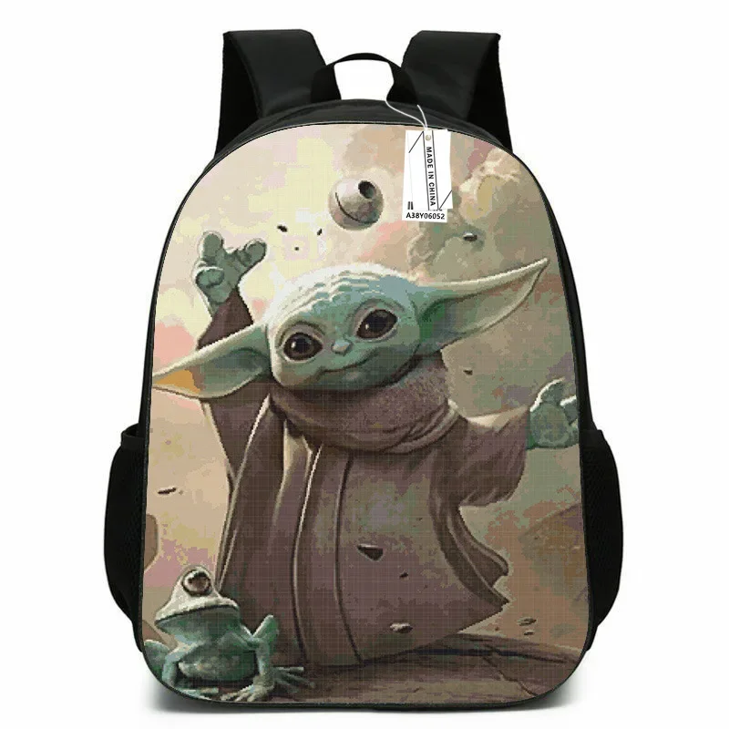 

Disney Cartoon Animation Cute Baby Yoda School Bag Peripheral Backpack School Beautiful Fashion Accessories Children's Backpack