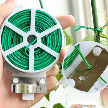 100m Reusable Garden Twist Tie - Sturdy Plant Support Strap