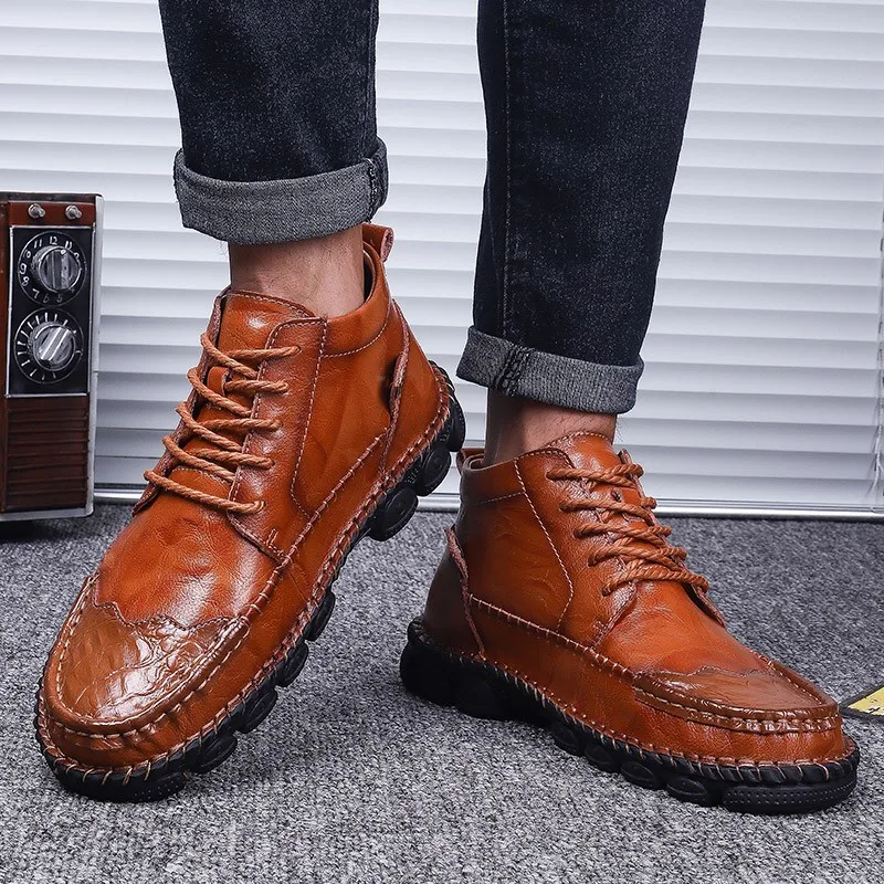 Men's Comfortable Rubber Ankle Boots