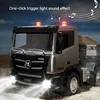 Huina 1318 1:24 Rc Trailer Truck Tractor 2.4g Remote Control Construction Radio Control Flatbed Rc Car Toys For Boys Kids Gifts 5