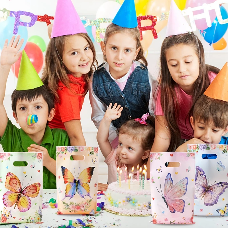 10/25/50 Stück Tulpe Schmetterling Geschenktüten Süßigkeitentüte Geburtstag Party Dekor Kinder 1. Hochzeit Geburtstag Babyparty Partygeschenke Zubehör – Detail 21