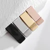 Vintage Solid Brass Money Clip Wallet Thickness Metal Men Cash Bill Clamp Holder ID Credit Card Folder For Male Mini Purse 1