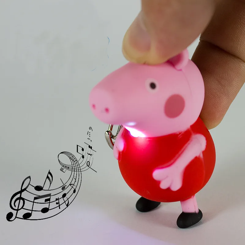 Peppa Pig Led Night Light Plug-In Cartoon Doll George Kawaii Lampada Da Comodino Per Bambini Lampada Da Camera Da Letto Giocattolo Fatto A Mano Per Ba