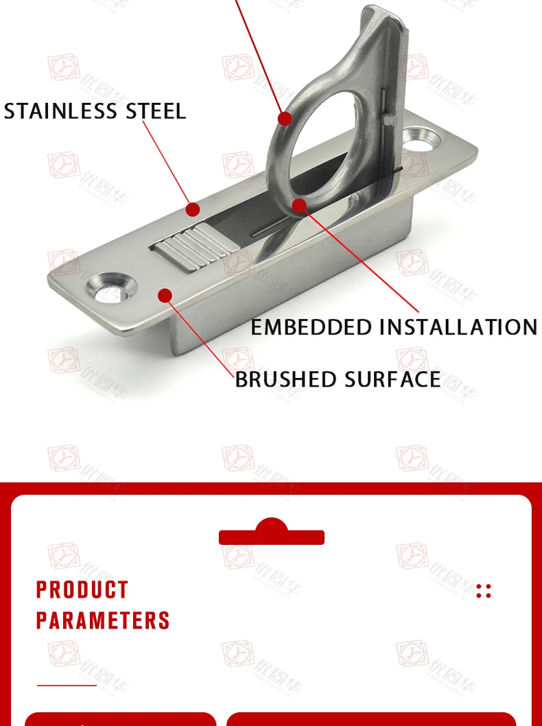 Description Picture 6 of itemInvisible Cabinet Drawer Handle Rotating Zinc Alloy Hidden Grip Pulls Handles Hardware for Cabinet, Wardrobe, Tatami and Drawer