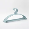 10PCS Plastic Hanger Wide Shoulder Clothes Hanger 42CM Length Simple Style Storage Using Black White PP Coat Round Hanger 5