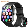 IOWODO Smart Watch 1.85” Full Touch HD Smartwatch Bluetooth Calling 100+ Sport Fitness Tracking Watch with Voice Assistant 1