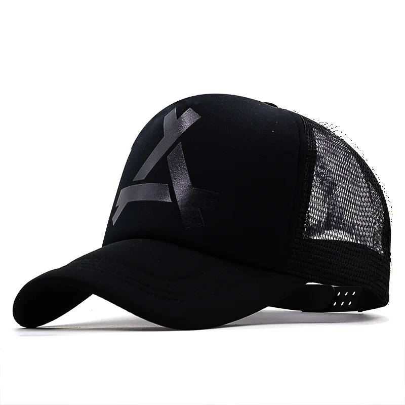  - Summer Unisex Men Fishing Baseball Caps Women Breathable Mesh Snapback Hats Red Black Casual Sport Hats 3D Printing Cap