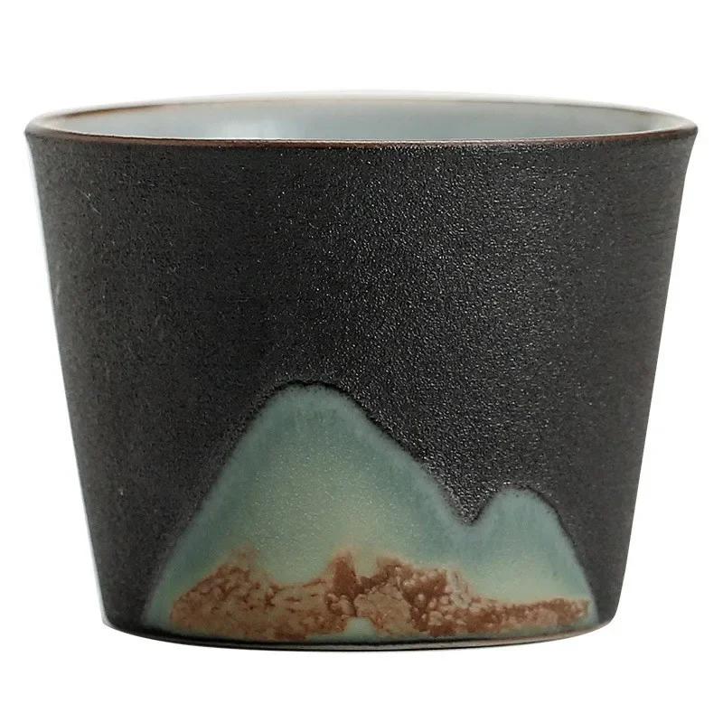 Coffee Cup Tea Cup Coffee Mug 1pcs Japanese Style Ceramic Cup Porcelain Personal Single Pottery Tea Coffee Cups Drinkware Wine Mug Water Mugs