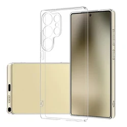 Ultra Thin Clear Protective Case - Soft Silicone Shell Cover for S24 Plus (Clear Case)