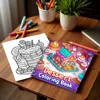 Children's Art Coloring Book 20 Pages Of Dessert Cartoon DIY Graffiti Book Drawing Book Drawing Toy For Adult Picture Book 3