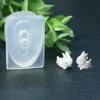 Nailart Easter Bunny Rabbit Mold 3D Carving Silicone Nail Mould Template DIY Manicure Deco Tools 5
