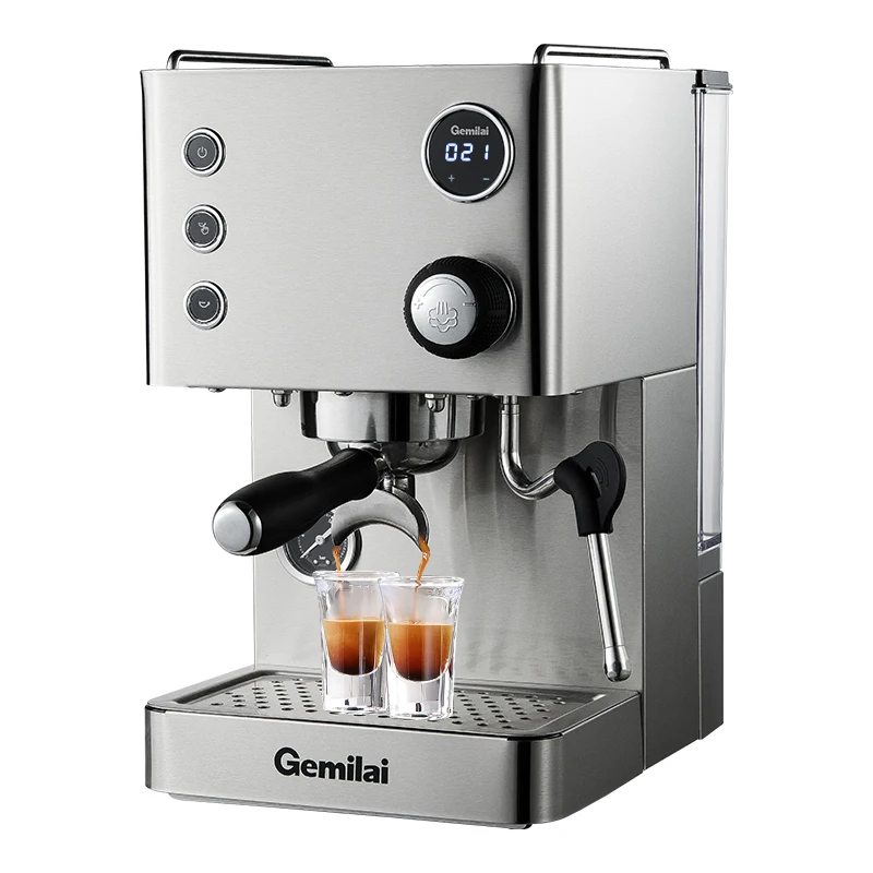 Coffee Machine CRM3007L Italian Semi-Automatic, 220V, 2-in-1 Small Milk Espresso, Professional Household, 550ml Boiler Control 3