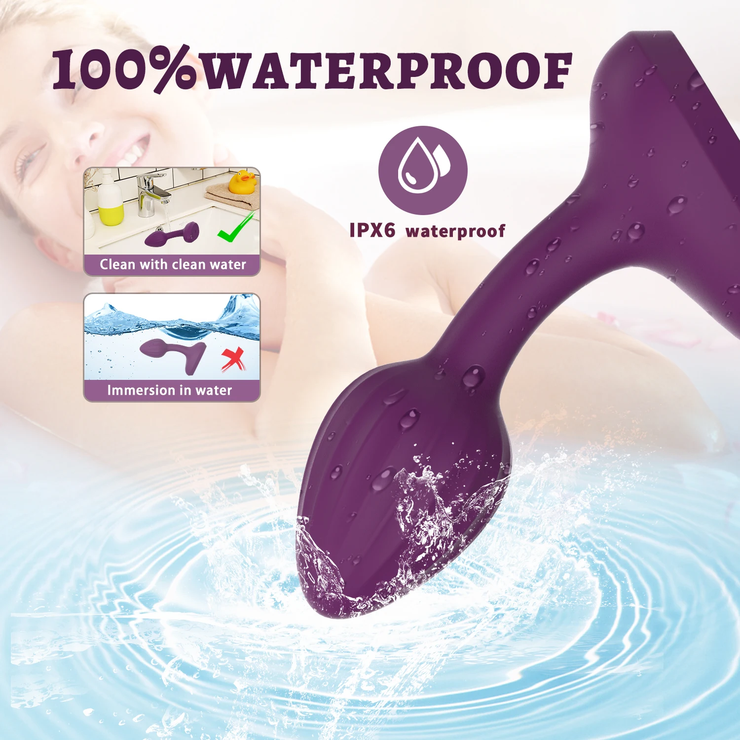 Anal plug vibrator og prostatamassage til mænd og kvinder_voghion.com