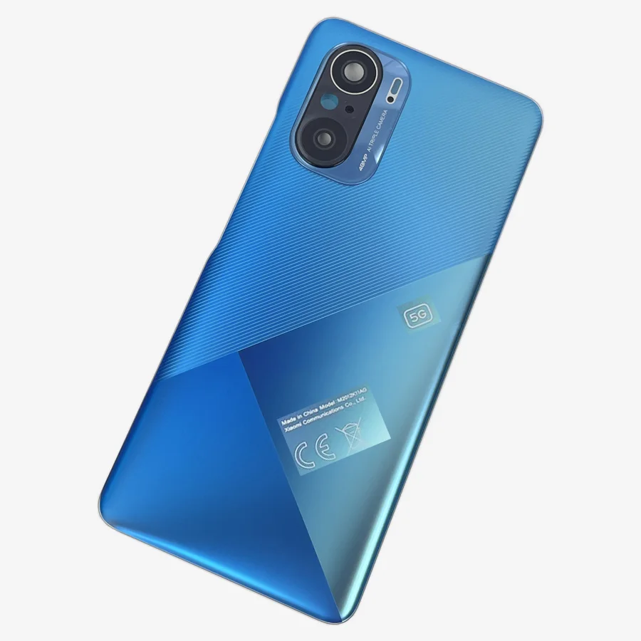 For Poco F3 Back Glass Cover For Xiaomi Poco F3 Back Door Replacement Hard Battery Case Rear Housing Cover With Adhesive phone back cover glass phone back cover glass battery cover
