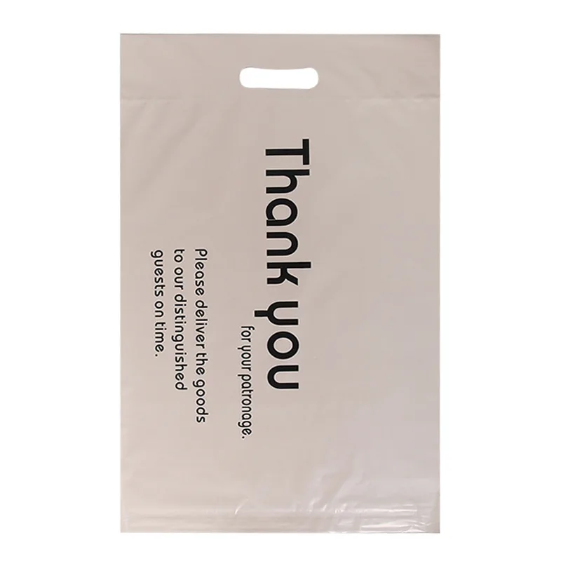 

50Pcs THANK YOU Portable Mailing Postal Bag Logistics Clothes Shipping Pouch Express Tote Courier Storage Bags Customize LOGO