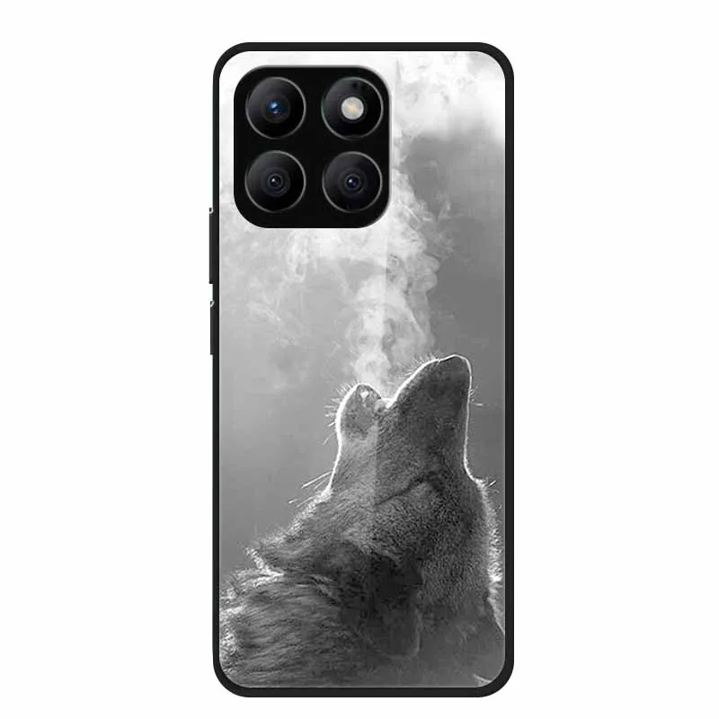 Enhanced Tempered Glass Protective Phone Case with Soft Bumper Design